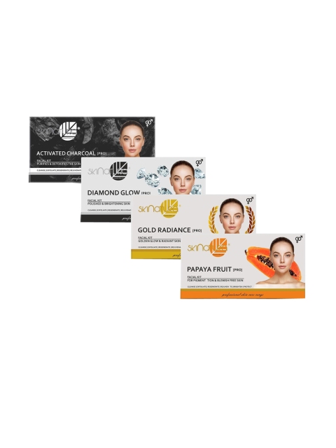 

Skinatura Pack of 4 Facial Kits, White