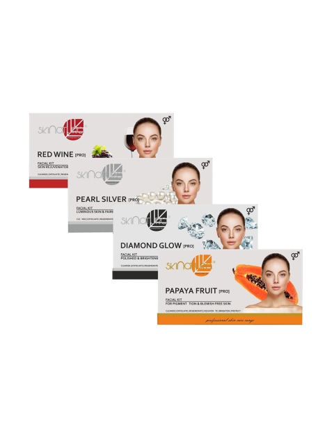 

Skinatura Pack of 4 Facial Kits, White