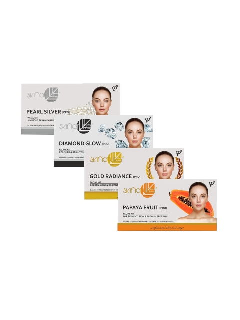 

Skinatura Unisex Set of 4 Facial Kit, White