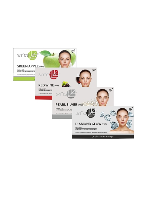 

Skinatura Facial Kit 4 Valuable Packs, White