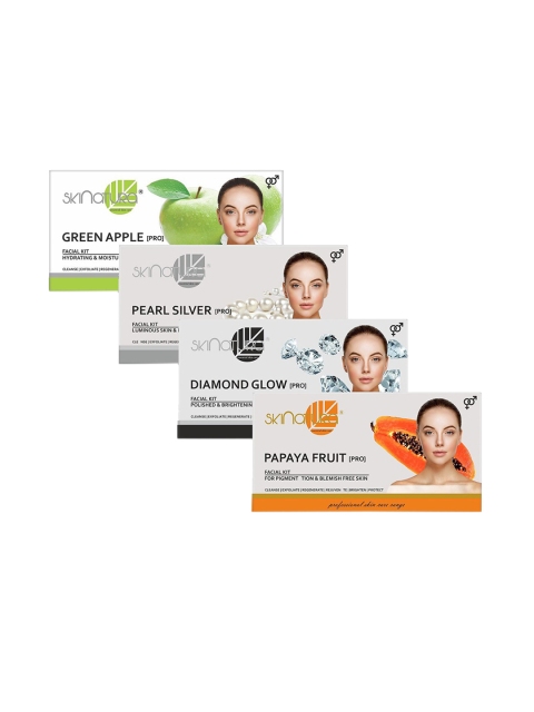 

Skinatura Facial Kit 4 Valuable Packs, White