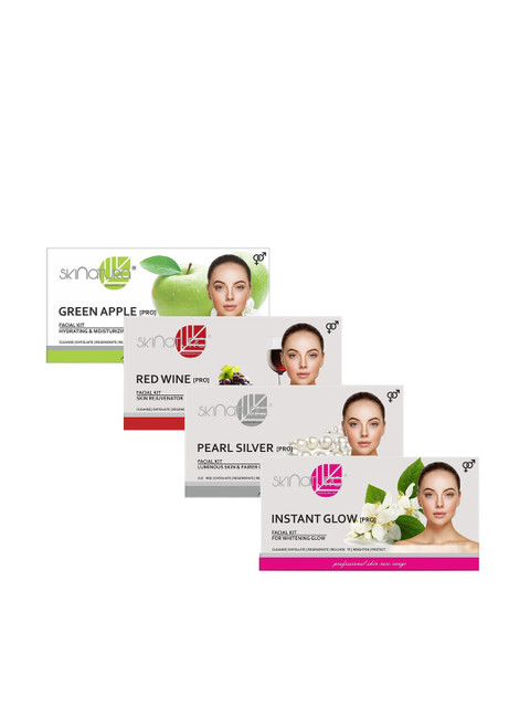 

Skinatura Unisex Set of 4 Facial Kit, White