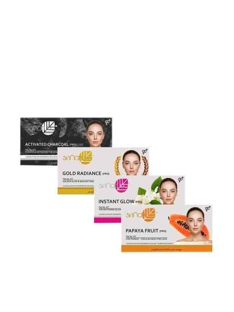 

Skinatura Pack of 4 Facial Kits, White