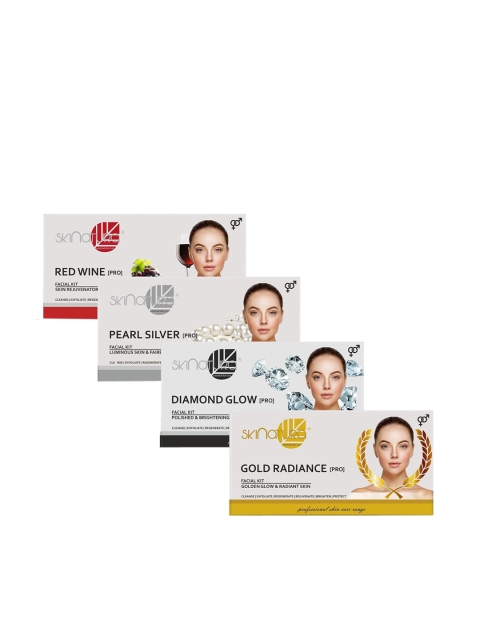 

Skinatura Unisex Set of 4 Facial Kit, White