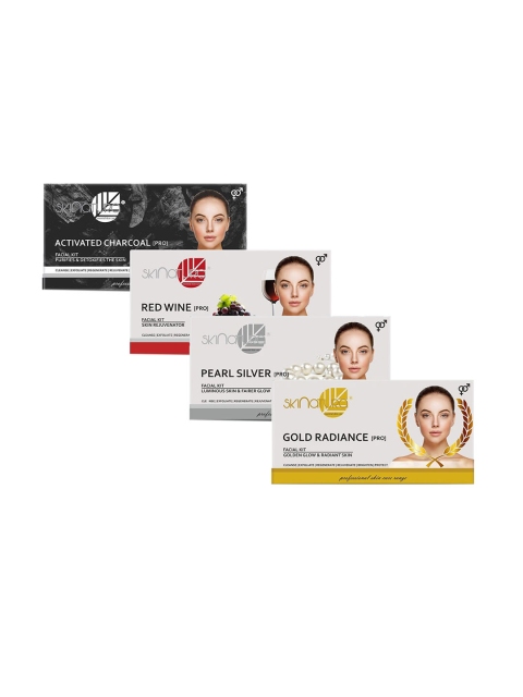 

Skinatura Facial Kit 4 Valuable Packs, White