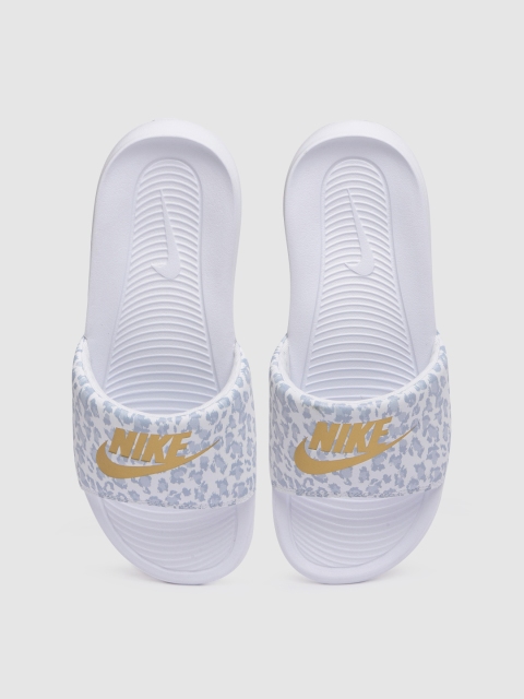 

Nike Women White VICTORI ONE PRINT Sliders