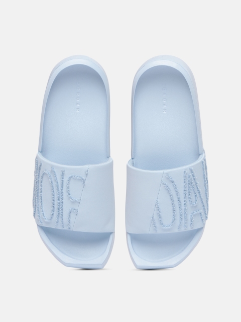 

Nike Women Blue Sliders