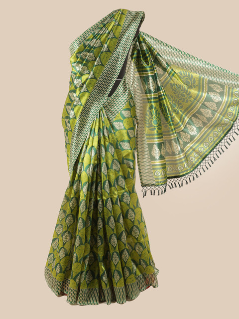 

Pothys Green Ethnic Motifs Saree