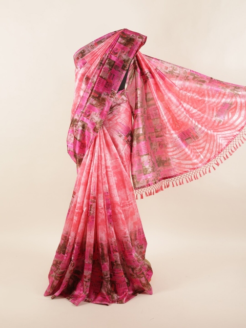 

Pothys Pink Printed Saree