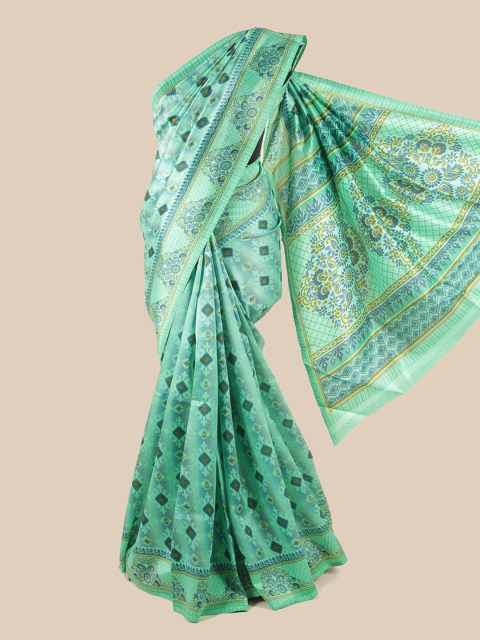 

Pothys Green Floral Saree