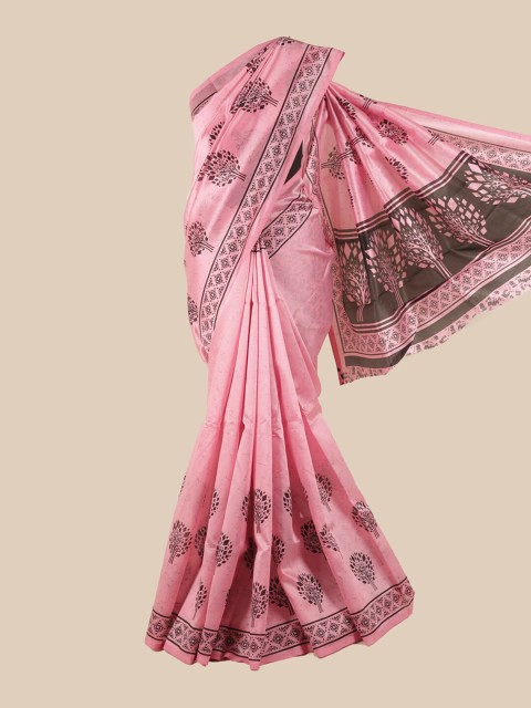 

Pothys Pink Printed Saree