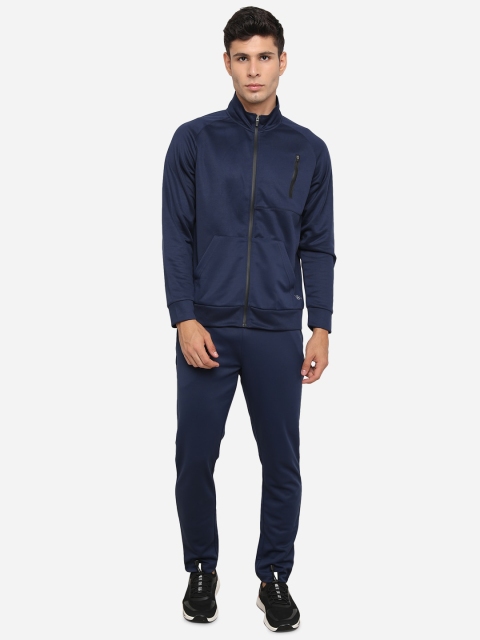 

VS Men Navy Blue Solid Rapid Dry Track Suit