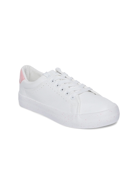 

Forever Glam by Pantaloons Women White Perforations Sneakers