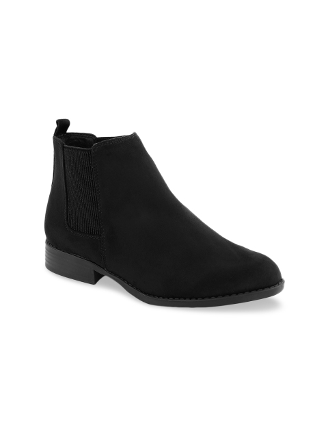 

Forever Glam by Pantaloons Women Black Solid Flat Boots