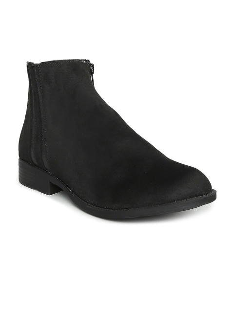 

Forever Glam by Pantaloons Women Black Flat Boots