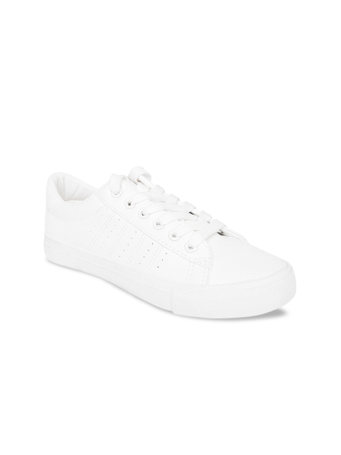 

Forever Glam by Pantaloons Women White Perforations Sneakers
