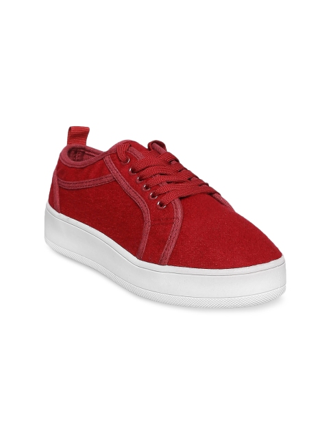

Forever Glam by Pantaloons Women Maroon Sneakers