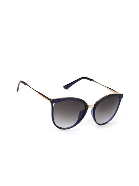 

ENRICO Women Grey Lens & Blue Cateye Sunglasses - EN P 1015 C2-Blue