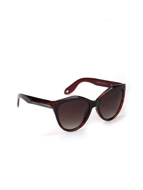 

ENRICO Women Purple Lens & Brown Cateye Sunglasses