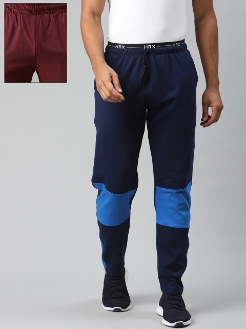 

HRX by Hrithik Roshan Men Pack of 2 Joggers, Maroon
