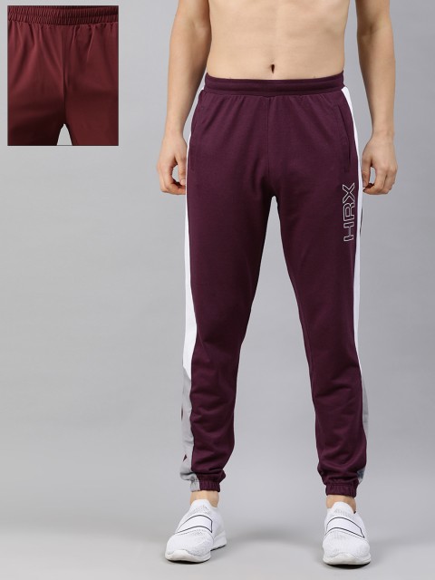 

HRX by Hrithik Roshan Men Pack of 2 Joggers, Maroon