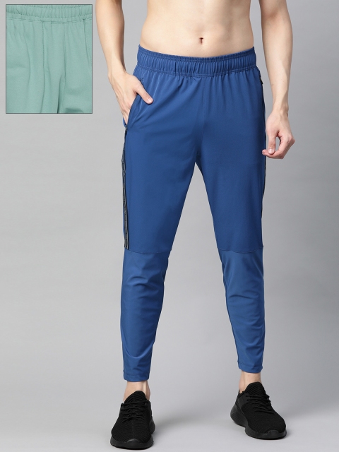 

HRX by Hrithik Roshan Men Pack of Training Track Pants & Organic Cotton Yoga Track Pants, Blue