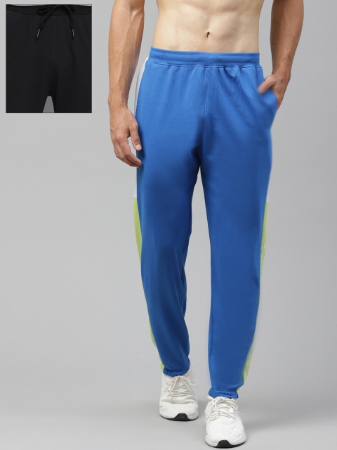 

HRX by Hrithik Roshan Men Pack of 2 Lifestyle Joggers, Blue