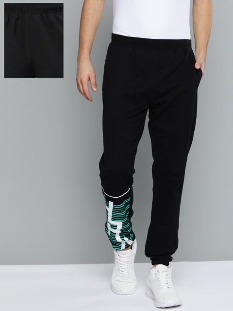 

HRX by Hrithik Roshan Men Pack of Rapid-Dry Outdoor Joggers & Lifestyle Track Pants, Black
