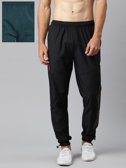 

HRX by Hrithik Roshan Men Pack of Outdoor Joggers & Lifestyle Track Pants, Black