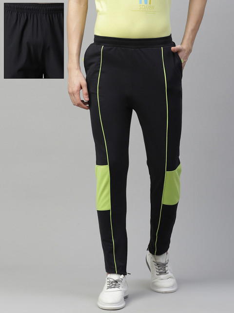 

HRX By Hrithik Roshan Men Pack of Outdoor Joggers & Lifestyle Track Pants, Black