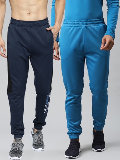 

HRX By Hrithik Roshan Men Pack of 2 Rapid-Dry Training Joggers, Blue