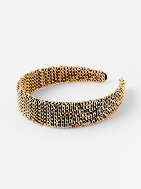 

Accessorize Women Gold-Toned Beaded Hairband