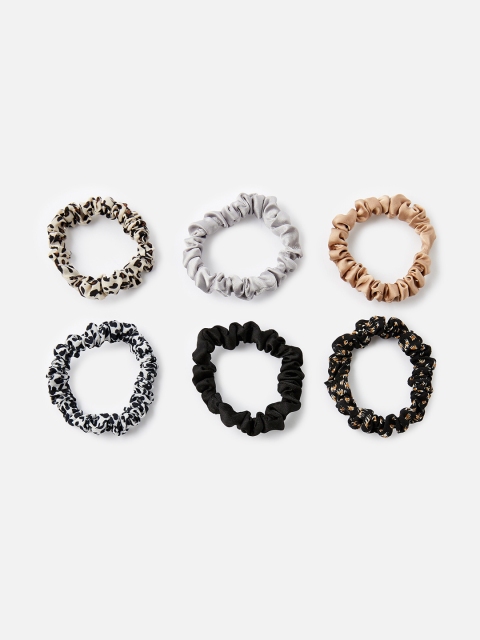 

Accessorize Women Black & White Set of 6 Hairband