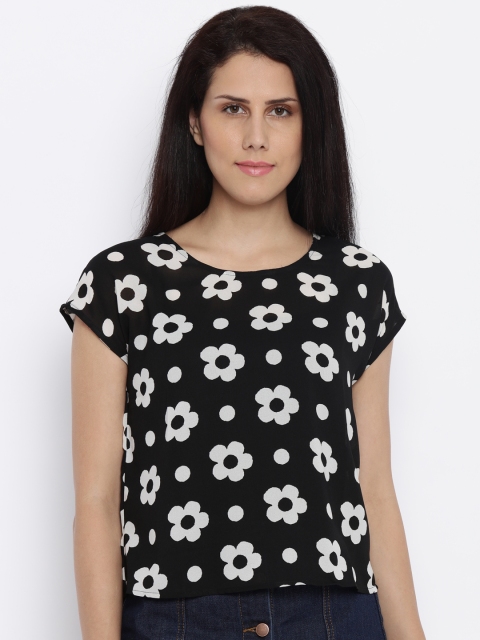 

Van Heusen Woman Women Black Printed Top
