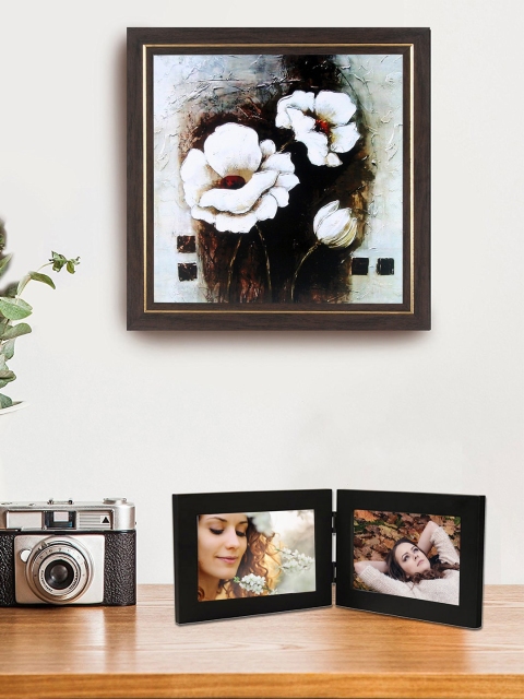 

WENS Black Dual Picture Solid Table Top Photo Frame