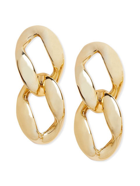 

20Dresses Gold-Toned Contemporary Drop Earrings