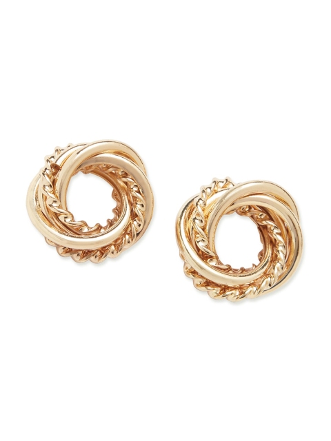 

20Dresses Gold-Toned Contemporary Studs Earrings