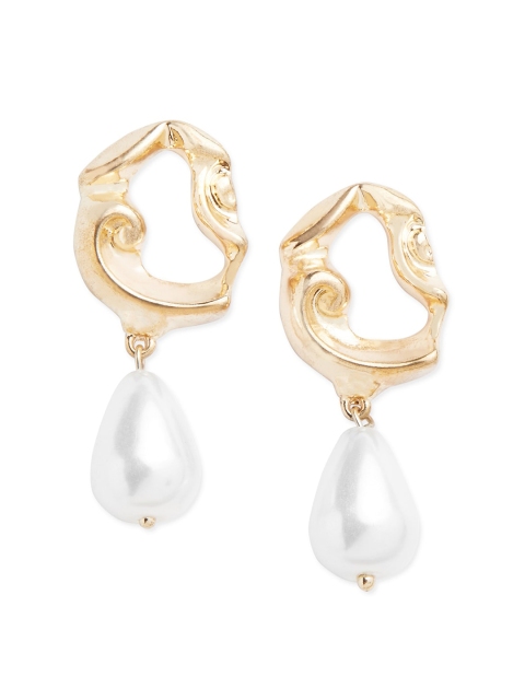 

20Dresses Gold-Toned Contemporary Drop Earrings
