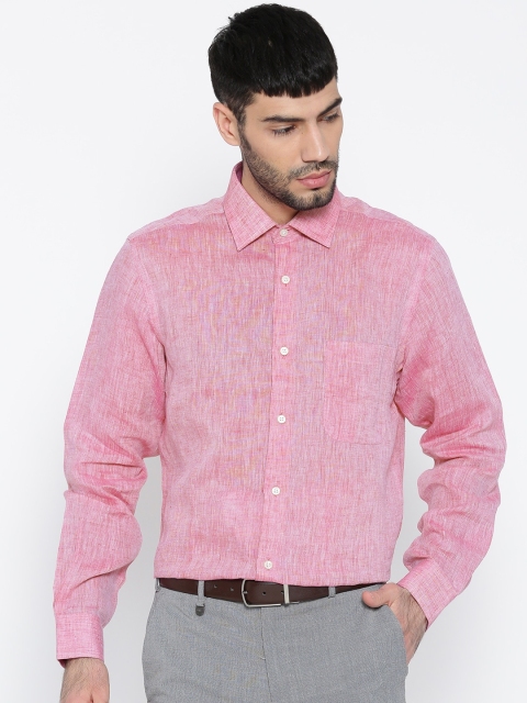 

Arrow Men Pink Regular Fit Solid Formal Sustainable Shirt