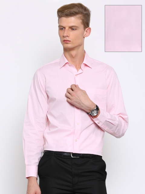 

Arrow Men Pink Regular Fit Solid Casual Shirt