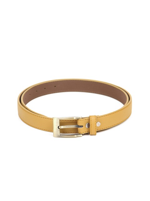 

Calvadoss Women Mustard Yellow Belt