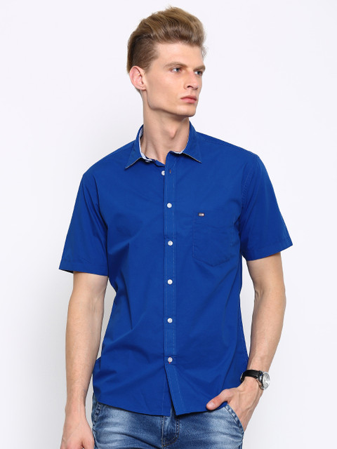 

Arrow Sport Men Blue Regular Fit Solid Casual Shirt