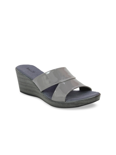 

Inc 5 Grey Wedge Mules
