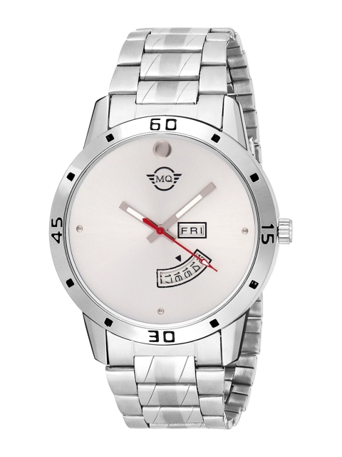 

MUTAQINOTI Men Silver-Toned Dial & Silver Toned Straps Analogue Automatic Watch MQWT-TM178