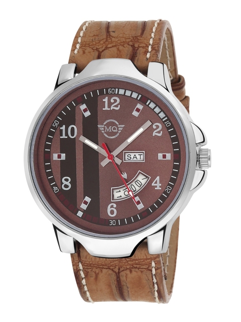 

MUTAQINOTI Men Brown Printed Dial & Brown Straps Analogue Automatic Watch MQWT-TM152