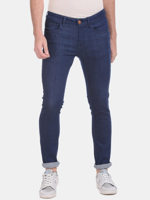 

Cherokee Men Blue Skinny Fit Low-Rise Jeans