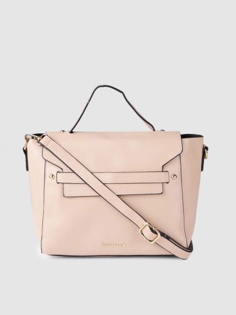 

Fastrack Nude-Coloured Structured Handheld Bag