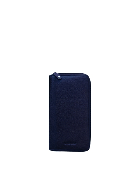 

ABYS Unisex Blue Solid Genuine Leather Wallet