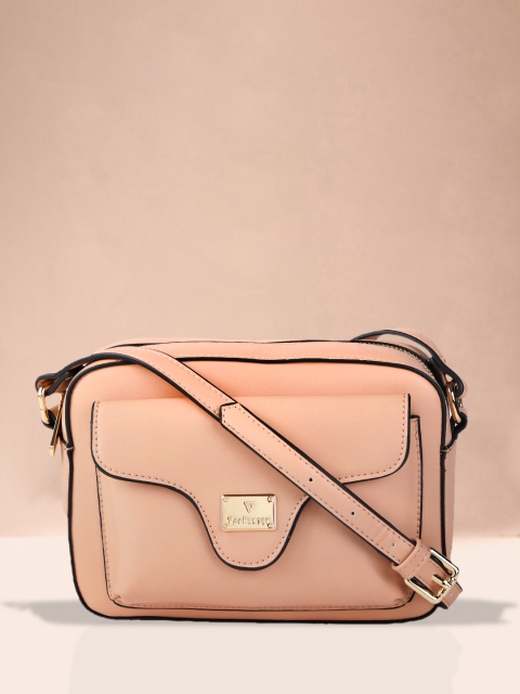 

Van Heusen Pink Structured Sling Bag