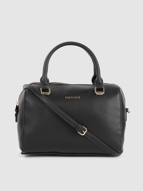 

Van Heusen Black PU Bowling Handheld Bag